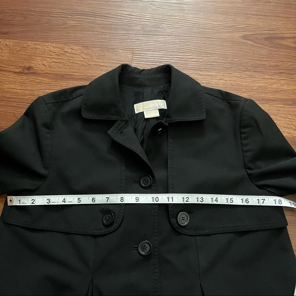 Michael Kors Black Cape Jacket Size XS